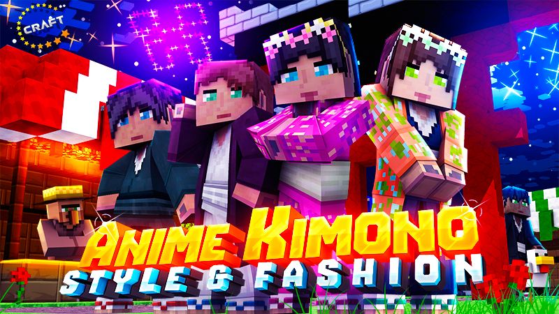 Anime Kimono - Style & Fashion on the Minecraft Marketplace by The Craft Stars