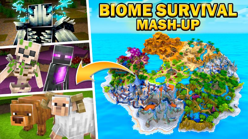 Biome Survival - Mash-Up on the Minecraft Marketplace by The Craft Stars