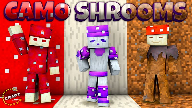 Camo Shrooms on the Minecraft Marketplace by The Craft Stars