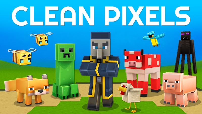 Clean Pixels on the Minecraft Marketplace by The Craft Stars