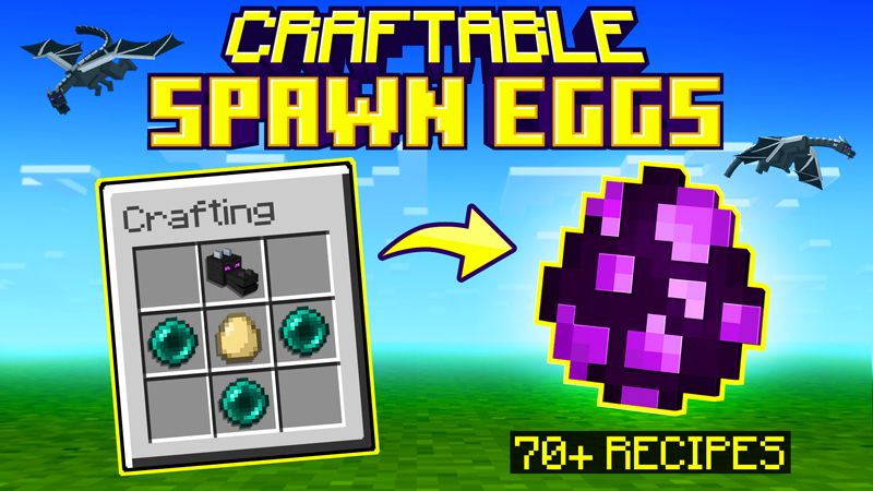 Craftable Spawn Eggs on the Minecraft Marketplace by The Craft Stars