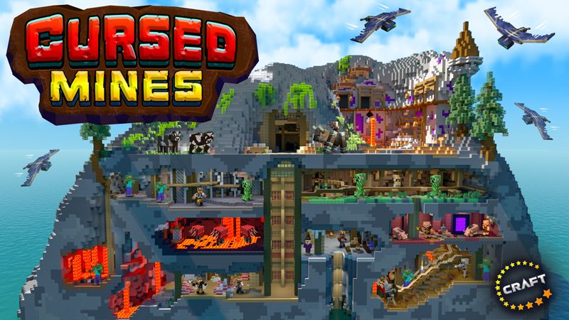 Cursed Mines on the Minecraft Marketplace by The Craft Stars