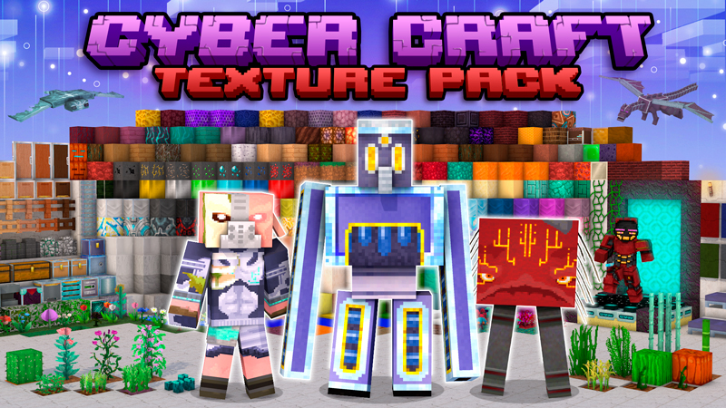 Cyber Craft - Texture Pack on the Minecraft Marketplace by The Craft Stars
