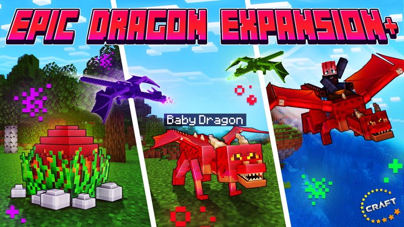 Epic Dragon Expansion+ on the Minecraft Marketplace by the-craft-stars