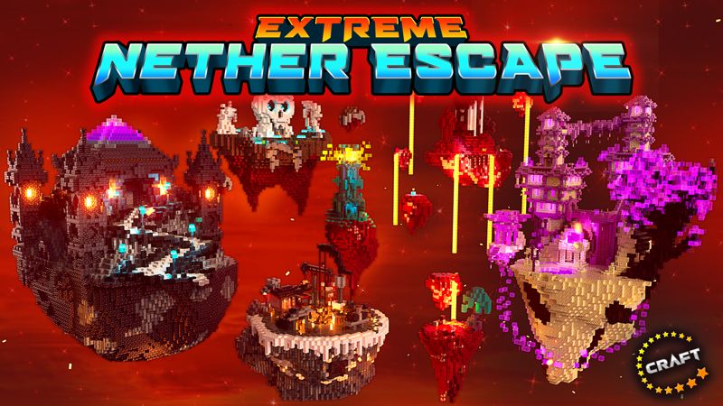 Extreme Nether Escape on the Minecraft Marketplace by The Craft Stars