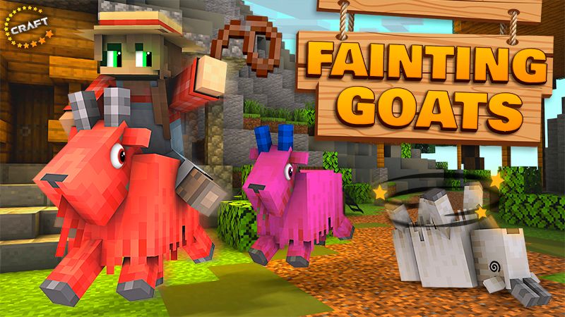 Fainting Goats on the Minecraft Marketplace by The Craft Stars