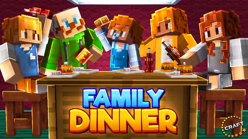 Family Dinner on the Minecraft Marketplace by The Craft Stars