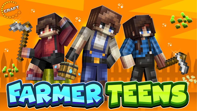 Farmer Teens on the Minecraft Marketplace by The Craft Stars