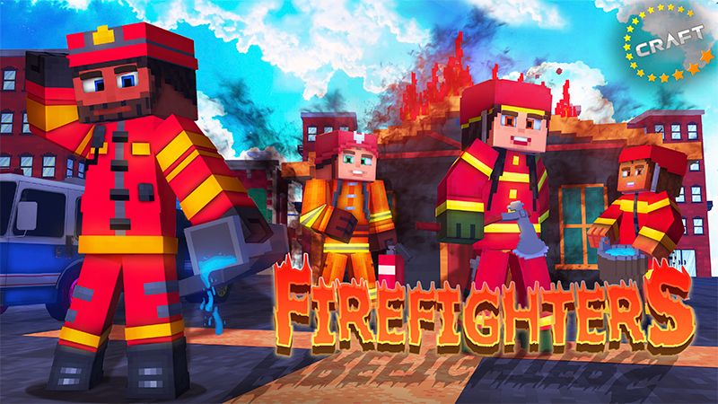 Firefighters on the Minecraft Marketplace by The Craft Stars