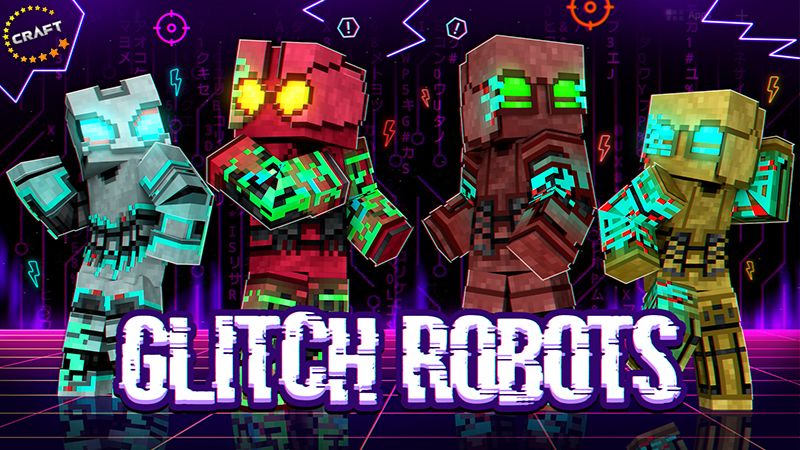 Glitch Robots on the Minecraft Marketplace by The Craft Stars