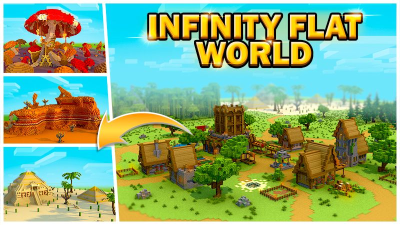 Infinity Flat World on the Minecraft Marketplace by The Craft Stars