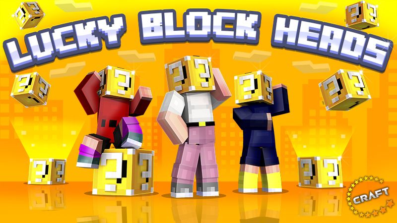 Lucky Block Heads on the Minecraft Marketplace by The Craft Stars