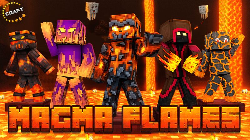 Magma Flames on the Minecraft Marketplace by The Craft Stars