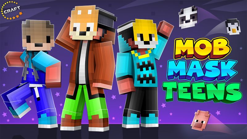 Mob Mask Teens on the Minecraft Marketplace by The Craft Stars