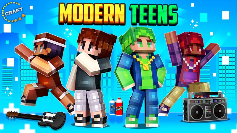 Modern Teens on the Minecraft Marketplace by The Craft Stars