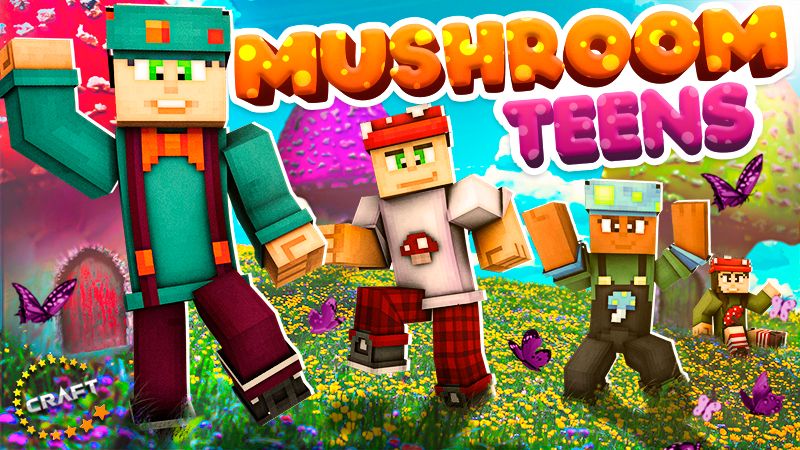 Mushroom Teens on the Minecraft Marketplace by The Craft Stars