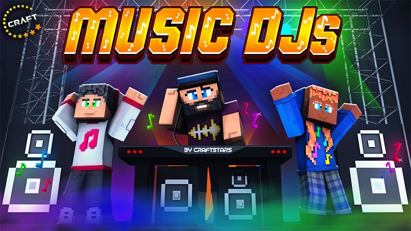 Music DJs on the Minecraft Marketplace by The Craft Stars