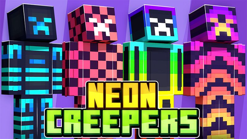 Neon Creepers on the Minecraft Marketplace by The Craft Stars