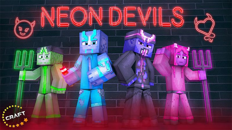 Neon Devils on the Minecraft Marketplace by The Craft Stars