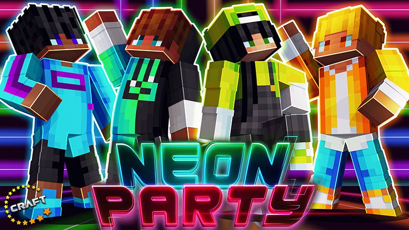 Neon Party on the Minecraft Marketplace by The Craft Stars