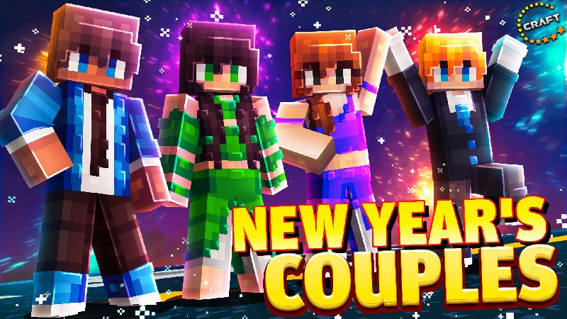 New Year's Couples on the Minecraft Marketplace by The Craft Stars