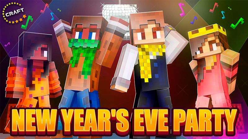 New Year's Eve Party on the Minecraft Marketplace by The Craft Stars