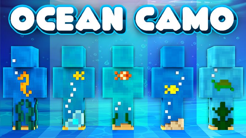 Ocean Camo on the Minecraft Marketplace by The Craft Stars