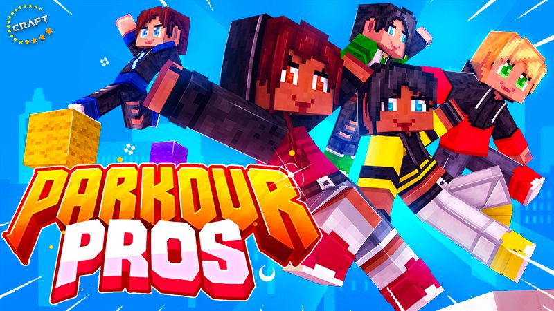 Parkour Pros on the Minecraft Marketplace by The Craft Stars