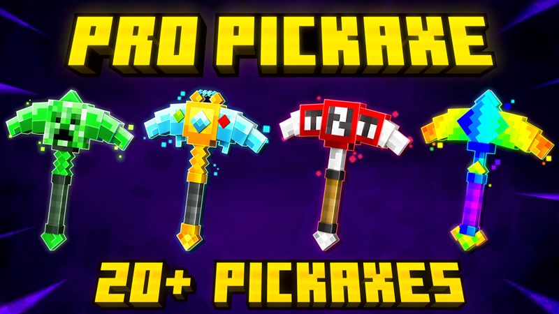 PRO PICKAXE - 20+ Pickaxes on the Minecraft Marketplace by The Craft Stars