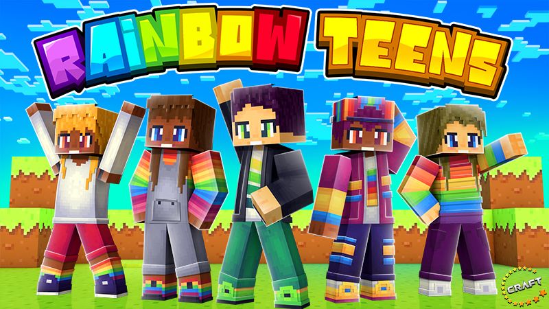 Rainbow Teens on the Minecraft Marketplace by The Craft Stars