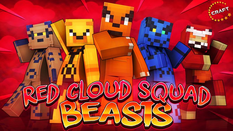 Red Cloud Squad Beasts on the Minecraft Marketplace by The Craft Stars