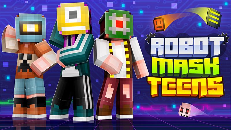 Robot Mask Teens on the Minecraft Marketplace by The Craft Stars