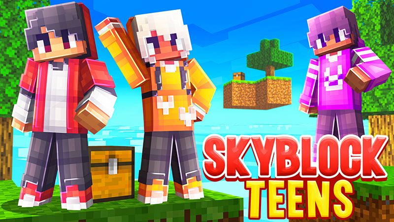 Skyblock Teens on the Minecraft Marketplace by The Craft Stars