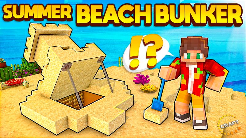 Summer Beach Bunker on the Minecraft Marketplace by The Craft Stars