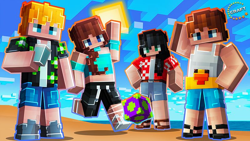 Summer Vacation Friends on the Minecraft Marketplace by The Craft Stars