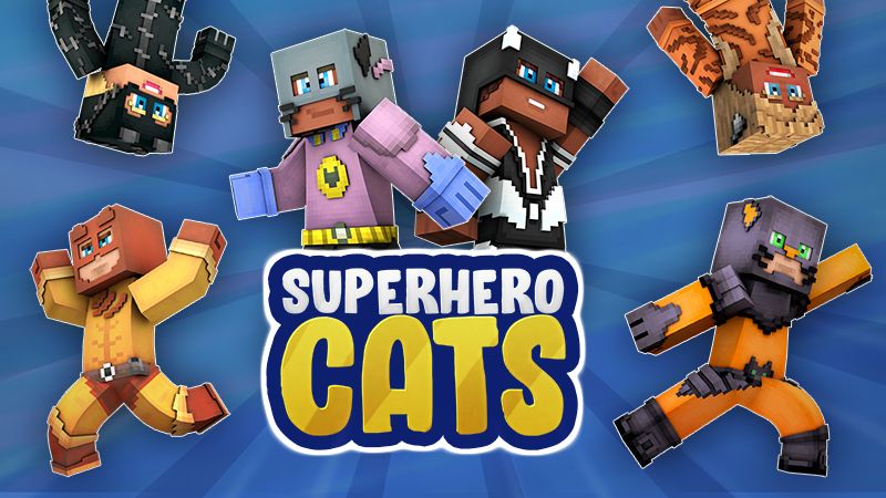 Superhero Cats on the Minecraft Marketplace by The Craft Stars