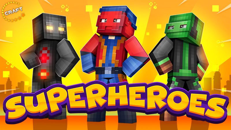 Superheroes on the Minecraft Marketplace by The Craft Stars