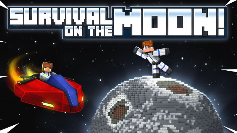 Survival on the Moon! on the Minecraft Marketplace by The Craft Stars