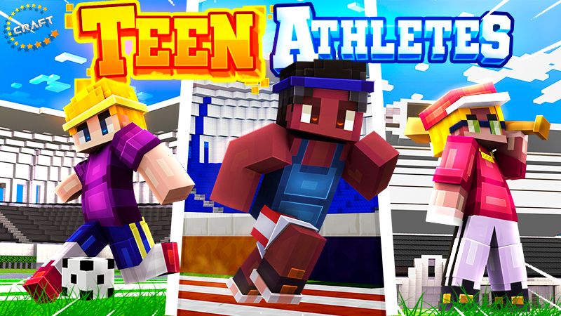 Teen Athletes on the Minecraft Marketplace by The Craft Stars