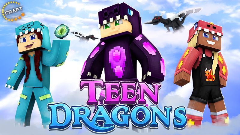 Teen Dragons on the Minecraft Marketplace by The Craft Stars