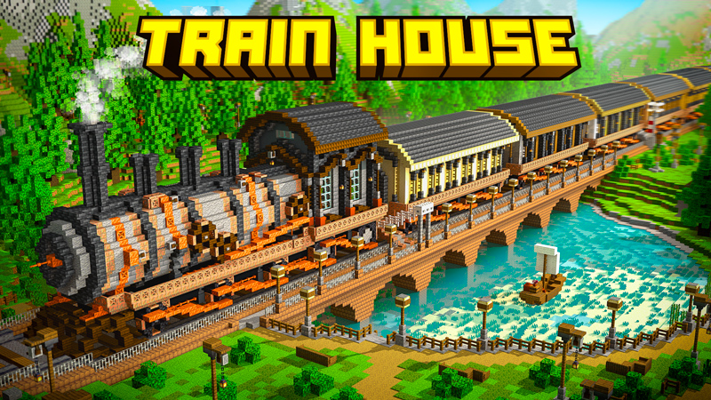 Train House on the Minecraft Marketplace by The Craft Stars