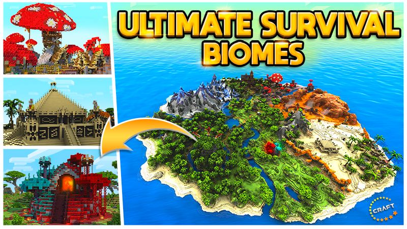 Ultimate Survival Biomes on the Minecraft Marketplace by The Craft Stars