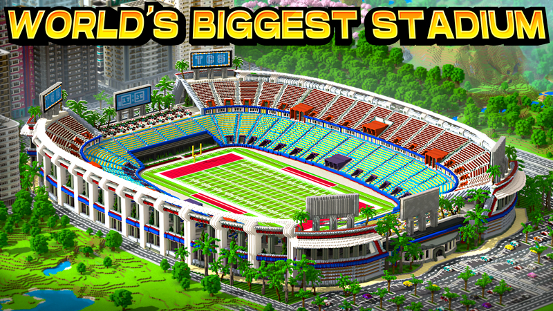 World's Biggest Stadium on the Minecraft Marketplace by The Craft Stars