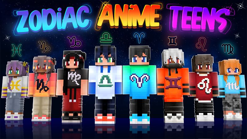 Zodiac Anime Teens on the Minecraft Marketplace by The Craft Stars