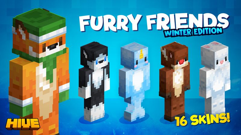 Furry Friends: Winter Edition on the Minecraft Marketplace by the-hive