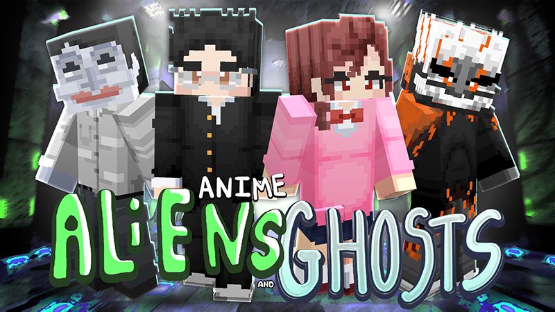 Anime Aliens and Ghosts on the Minecraft Marketplace by The Lucky Petals