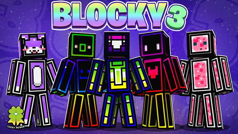 Blocky 3 on the Minecraft Marketplace by The Lucky Petals