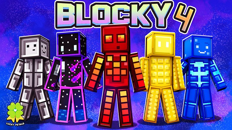 Blocky 4 on the Minecraft Marketplace by The Lucky Petals