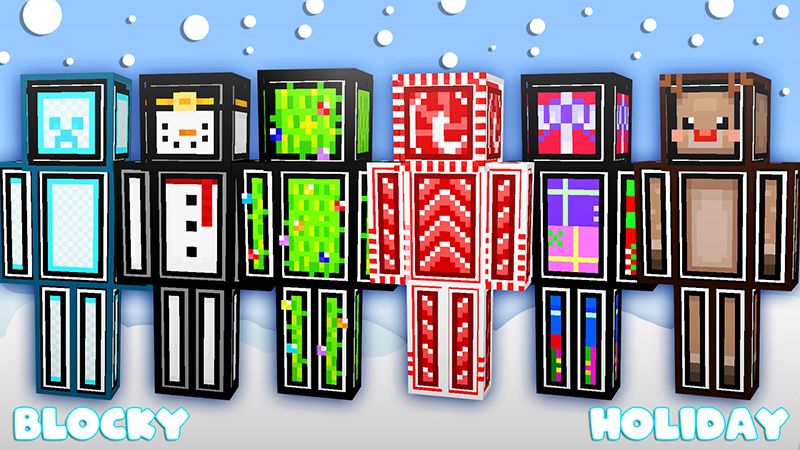 Blocky Holiday on the Minecraft Marketplace by The Lucky Petals