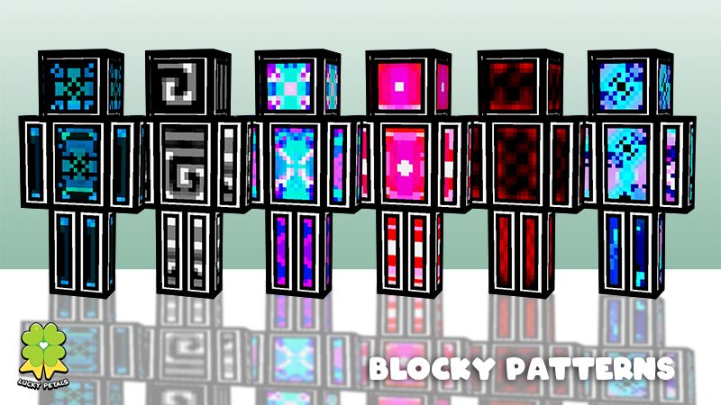 Blocky Patterns on the Minecraft Marketplace by The Lucky Petals